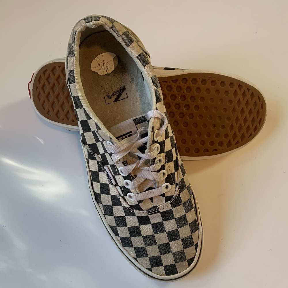 Vans Authentic 44 DX Shoe Canvas Checkerboard Lace-up M 8.5